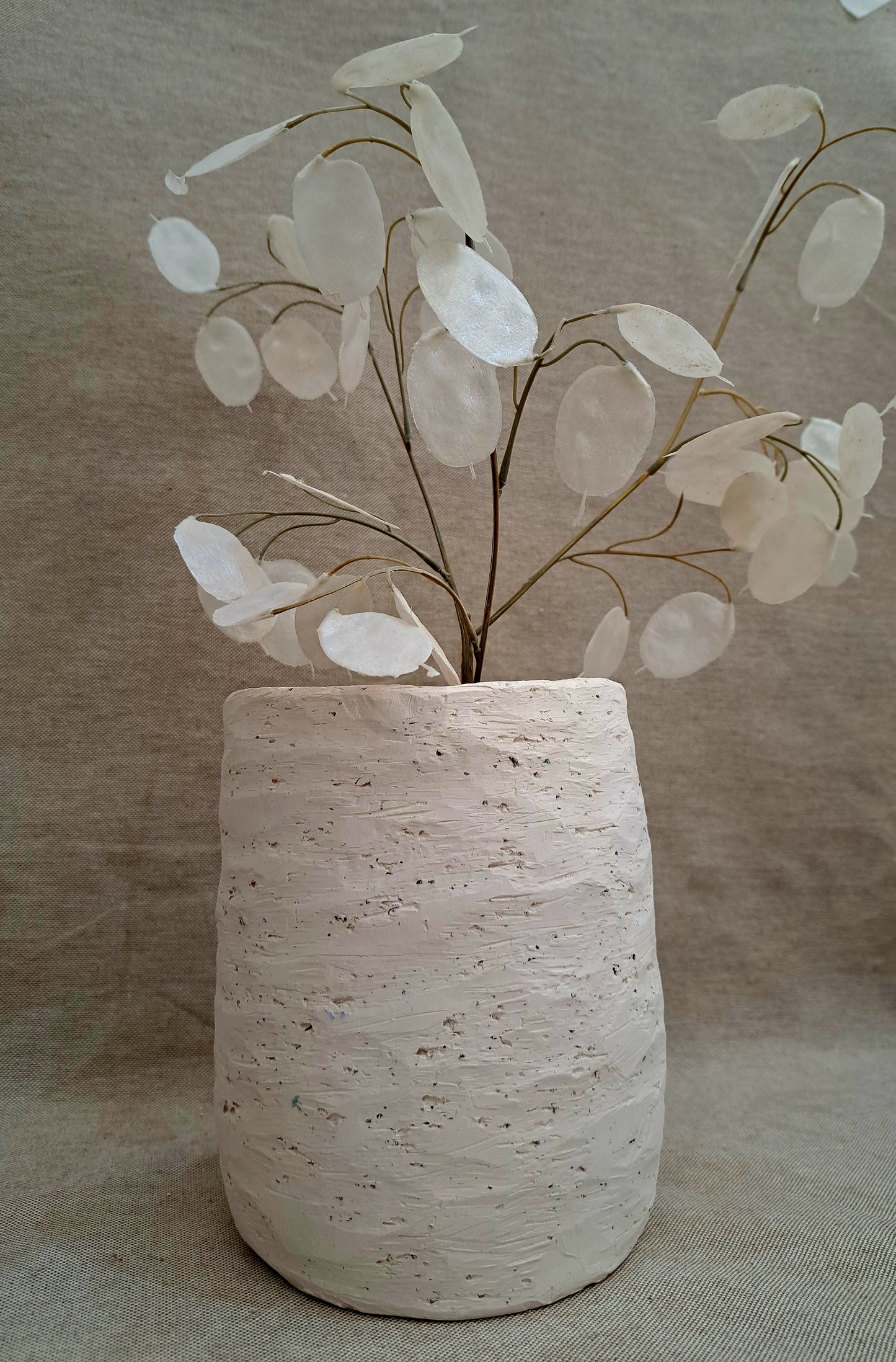 JARRONES BLANCOS con textura