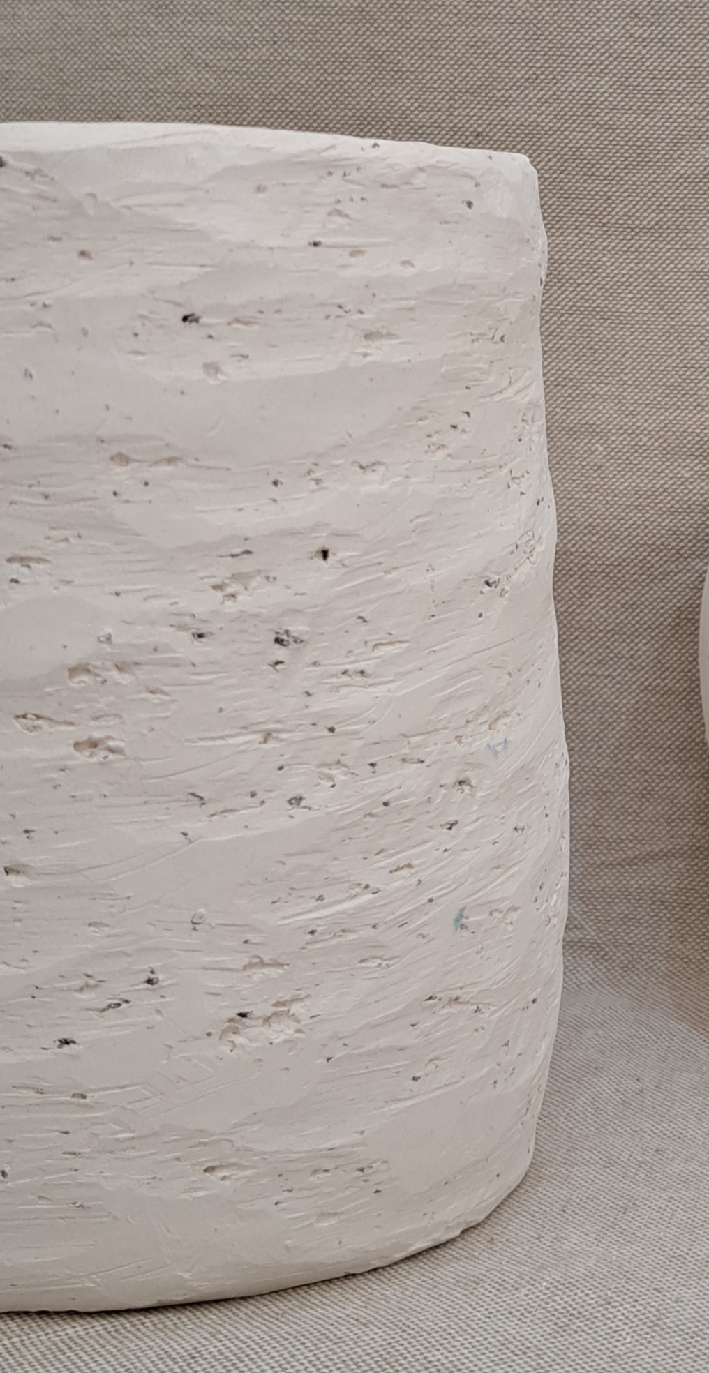 JARRONES BLANCOS con textura