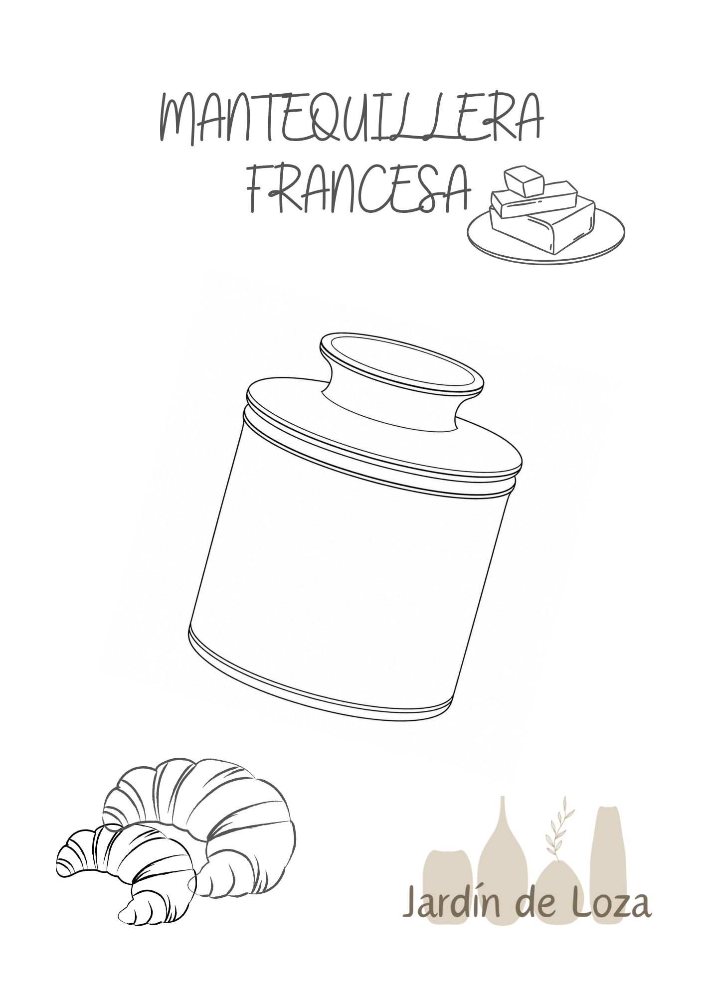 Plantilla MANTEQUILLERA FRANCESA