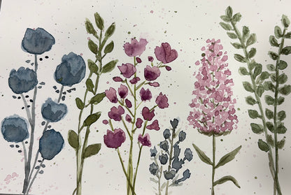 TALLER de ACUARELA FLORAL SÁBADO 15 NOVIEMBRE