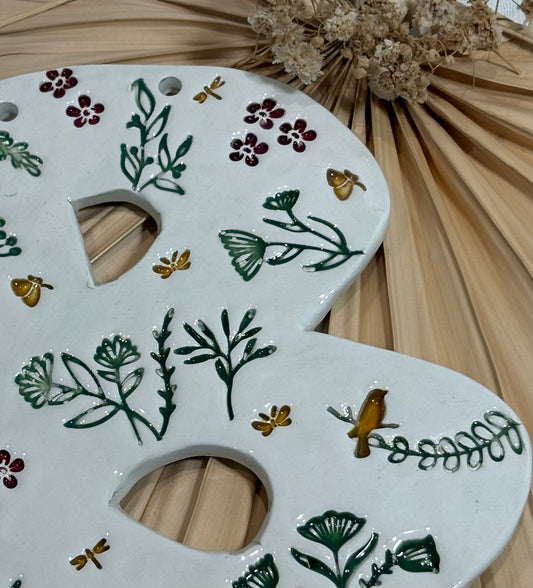 TALLER 15 FEBRERO:Taller de LETRAS de CERÁMICA  (y marco entelado)