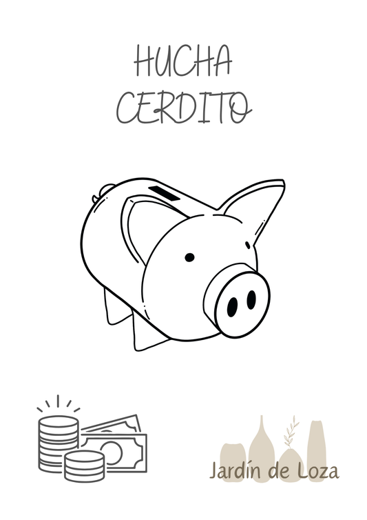 Plantilla HUCHA CERDITO🐷